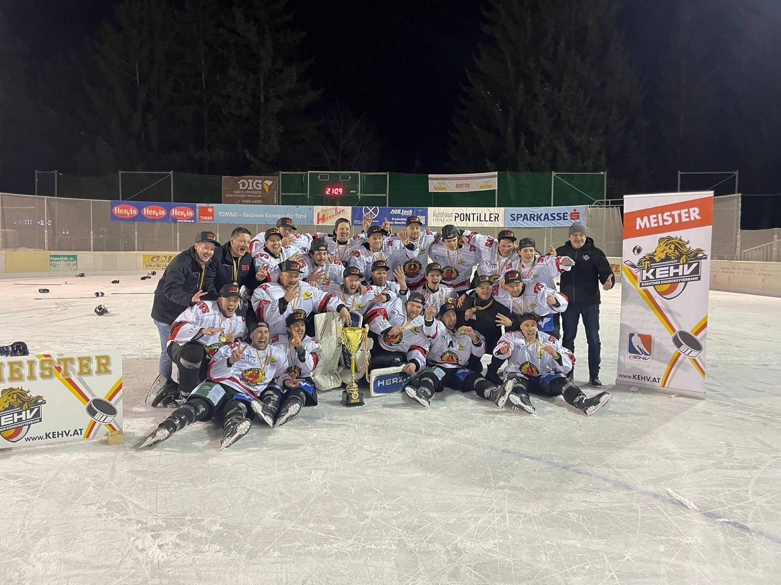 SV Sch&uuml;ttdorf ist Meister in AHC Division 2 West. Foto: Glantschnig