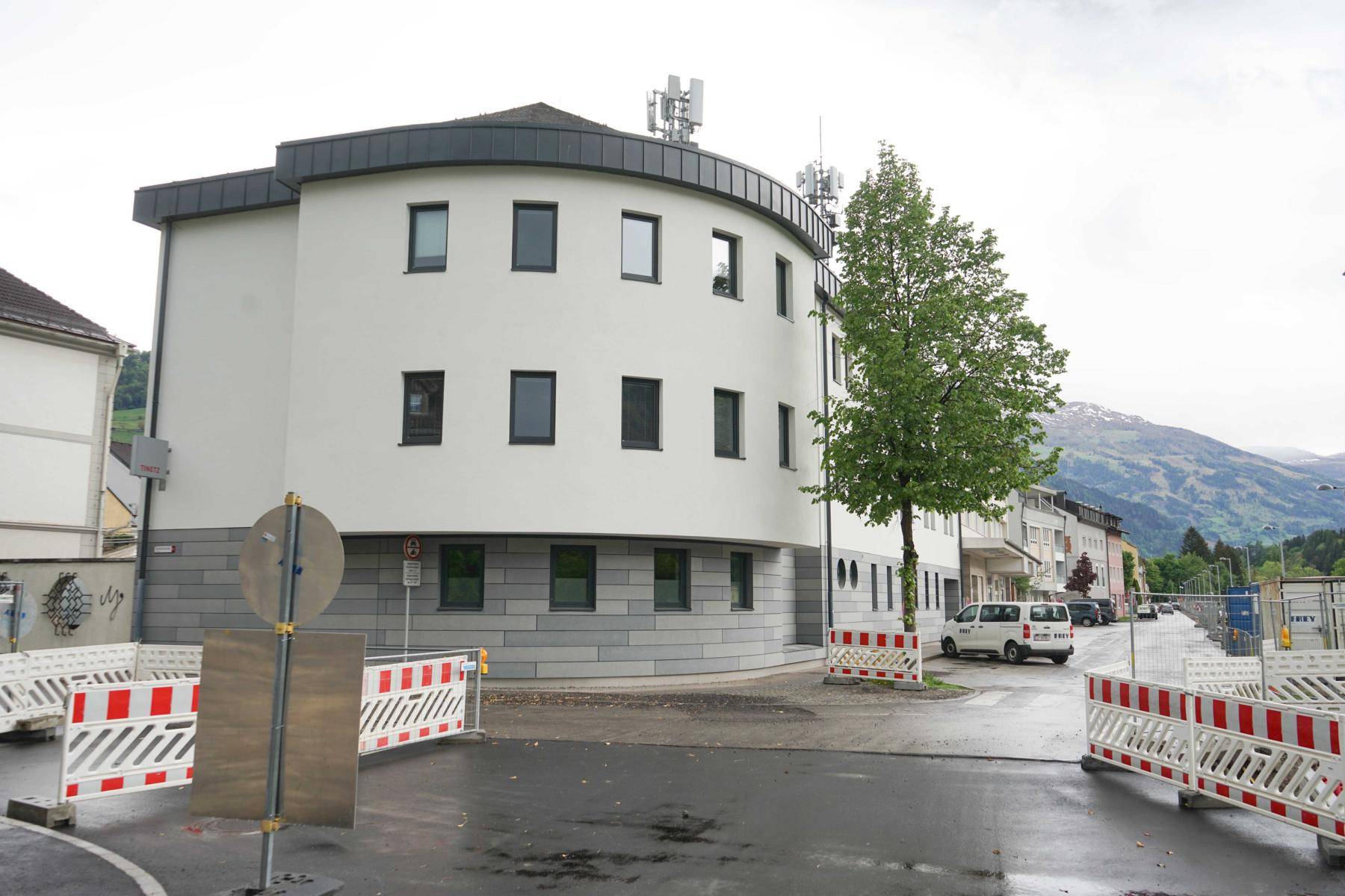 Stra&szlig;ensperre Iselweg zwischen Iselsteg und F&auml;rbergasse Foto: Stadt Lienz/Bernd Lenzer